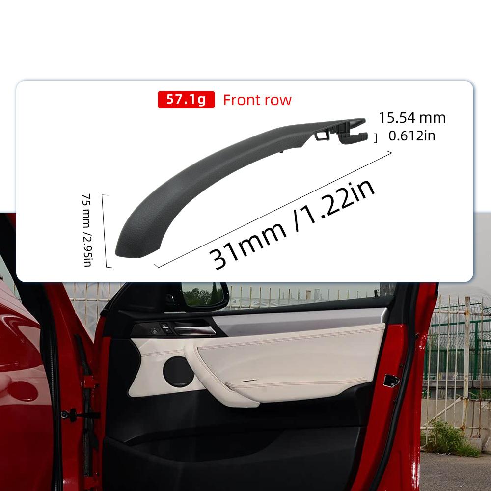LHD Front Left Interior Door Handle Pull Trim Cover for BMW X3 X4 F25 F26 2010-2016 OE 51417246213