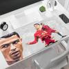 Dynamic Soccer Player Action Large Mouse Pad Gaming Laptop Mouse Pad HD Print Desk Pad Non-Slip Rubber Bottom Office Desk Accessory