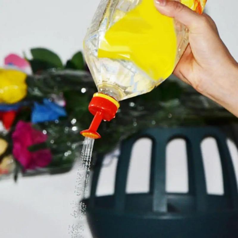 1pcs Gardening Plant Watering Attachment Spray Head Soft Drink Bottle Water Can Top Waterers Seedling Irrigation Equipment