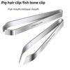 Stainless Steel Hair Puller Gadgets Kitchen Pig Hair Clipper Chicken Hair Remover Fish Bone Remover Pig Hair Clip Kitchen Things