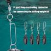 Professional Downrigger Release Clips Downrigger Terminal Set Fishing Weight Ball Connector Trolling Linker Equipment