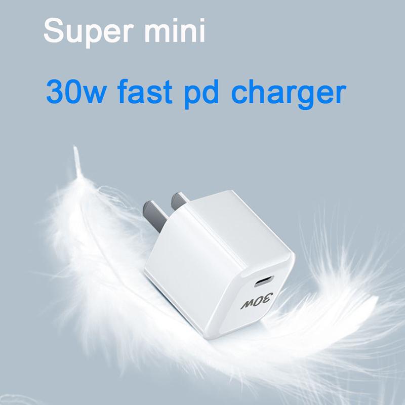 11W GaN Type C Charger PD Fast Charge Phone QC 1.1 Quick Chargers For iPhone 11 11 11 11 Pro Max Mini iPad Charging