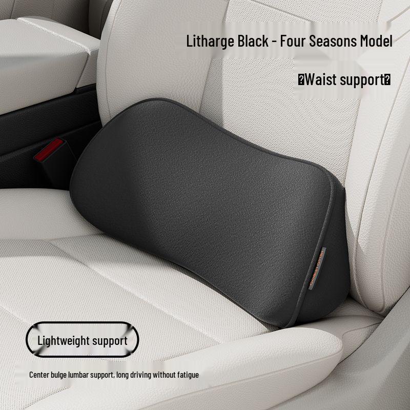 

Driver Lumbar Support Cushion for Car Seat - Ergonomic Backrest for Long Drives and Waist Protection Standard