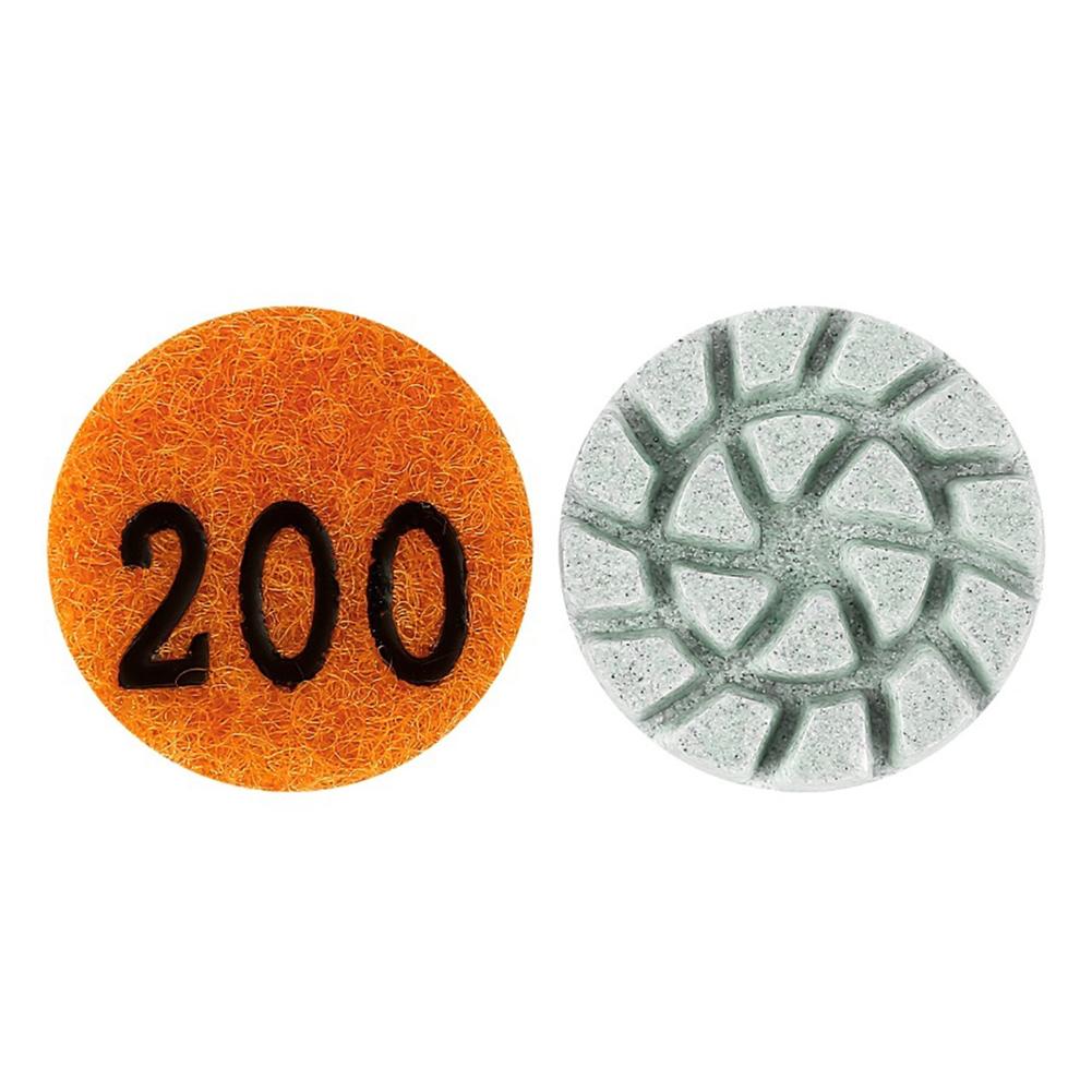 1inch 25mm Polishing Pad Wet Dry Buffer Grinding Disc For Marble Granite Concrete 50/100/200/400/800/1500/3000 Grit