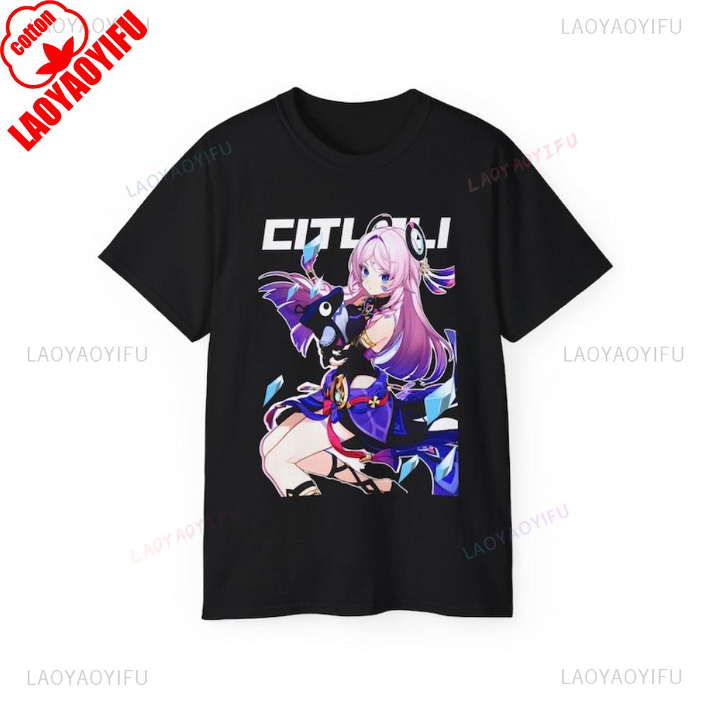 Citlali Genshin Impact Graphic T Shirts WoUINISEX Unisex Fan Unisex Summer High Quality Cotton Tshirt Classic Cartoon Casual Clothes