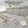 High-Elasticity Polar Fleece Jacquard Sofa Cushion Cover - European Royal Palace Pattern Suitable For Various Occasions