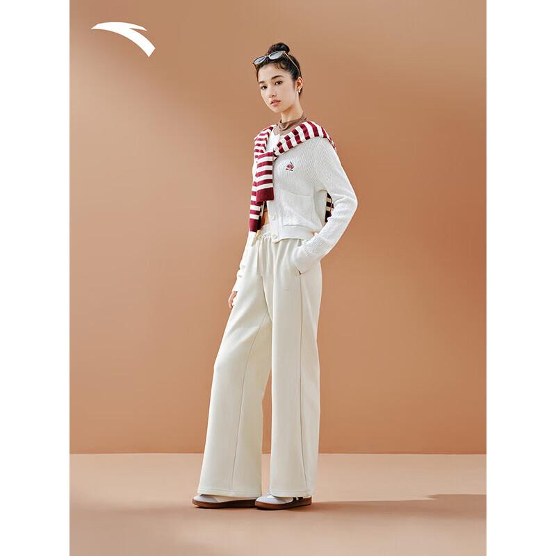 ANTA Women s Guan Xiaotong Collection Straight-Leg Wide-Leg Pants S