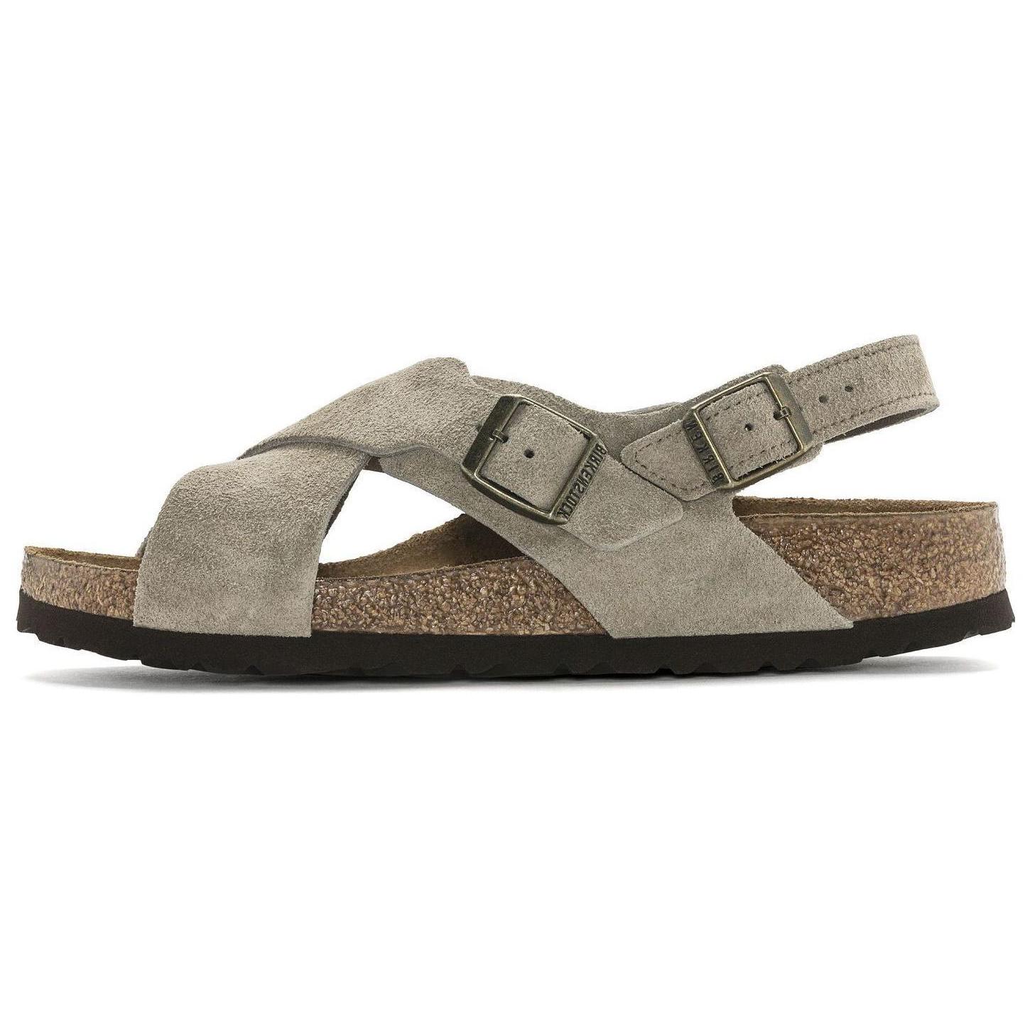 Сандалии Birkenstock Tulum из замши, узкая посадка, цвет Taupe , женские 1024110 39
