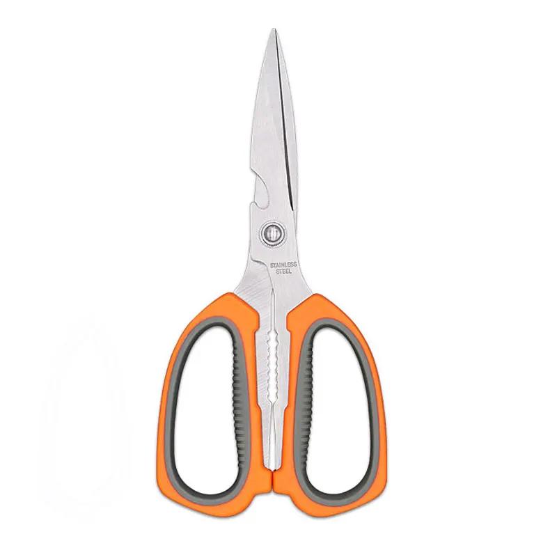 

Многофункциональный инструмент для резки куриных костей из нержавеющей стали PP + TPR Ручка для препарирования рыбы Ножницы Бытовая кухонная открывалка для бутылок оранжевый