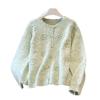 2026 Autumn/Winter New Loose Crochet Design Knit Cardigan Youthful Soft Versatile Sweater Jacket for Women