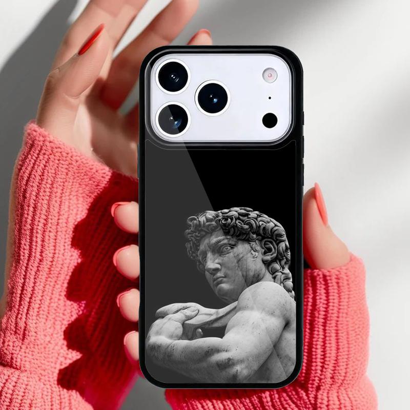 

Famous Aesthetic Statue Phone Case for iPhone 17 16 15 14 13 Pro Max Back Cover for 12 11 Pro Coque iPhone 16 Pro