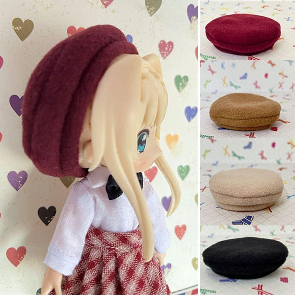 

Fashion Doll Beret Hat New Arrival Kids Gift Woolen Hat 1/11 OB11 Dolls/1/12 BJD Dolls