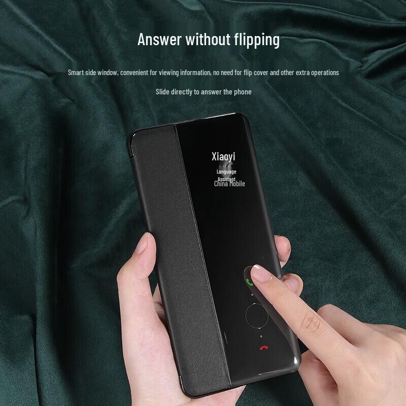Ekakashop Huawei Smart Window Flip Leder Handyhülle