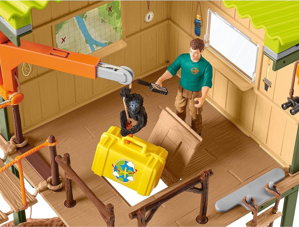 Schleich Wildlife Jungle Base Camp 42594