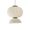 Wabi-Sabi Silk Lantern Pendant Light