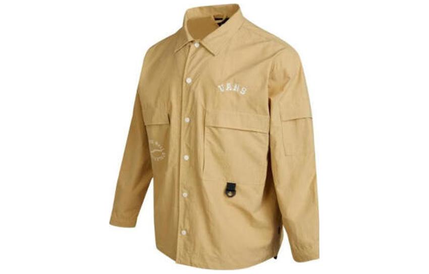 Vans Jackets Men s Brown Lapel Moderate Workwear VN0002GWYUU XS