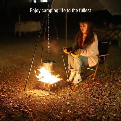 Portable Outdoor Camping Tripod Hanging Pot