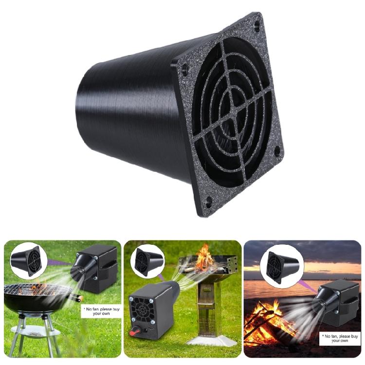 Precise 30mm Cooling Fan Nozzle for 6x6cm Heat Exhaust Fans and Blowers Air Ventilation Fan Circular Outlet