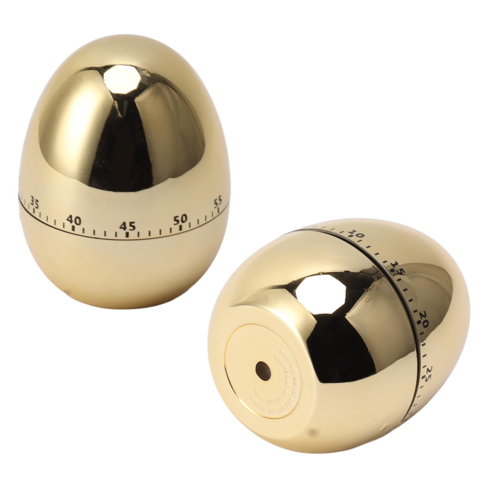 60 Minutes Egg Model Mechanical Timer Cooking Alarm Clock Manual Timer for Kitchen