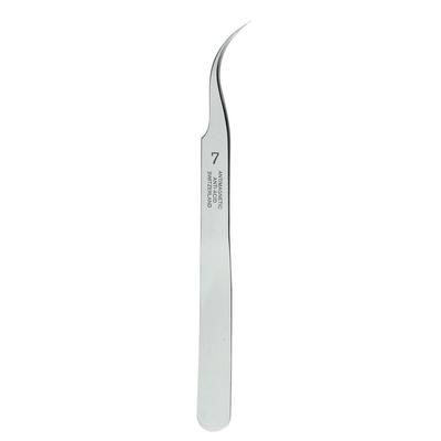 Maruto Hasegawa Kakusho KEIBA Precision Washiro Silver Tweezers, 7, TS-7-S,