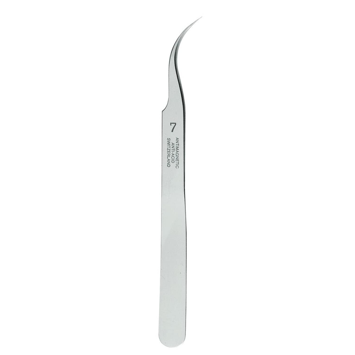

Maruto Hasegawa Kakusho KEIBA Precision Washiro Silver Tweezers, 7, TS-7-S,