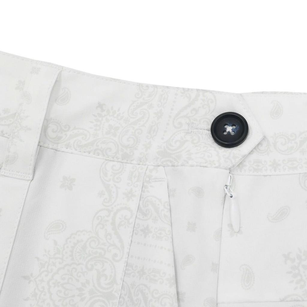 New Era Bandana Golf Asymmetrical Pleated Size S Women's Skirt, White,