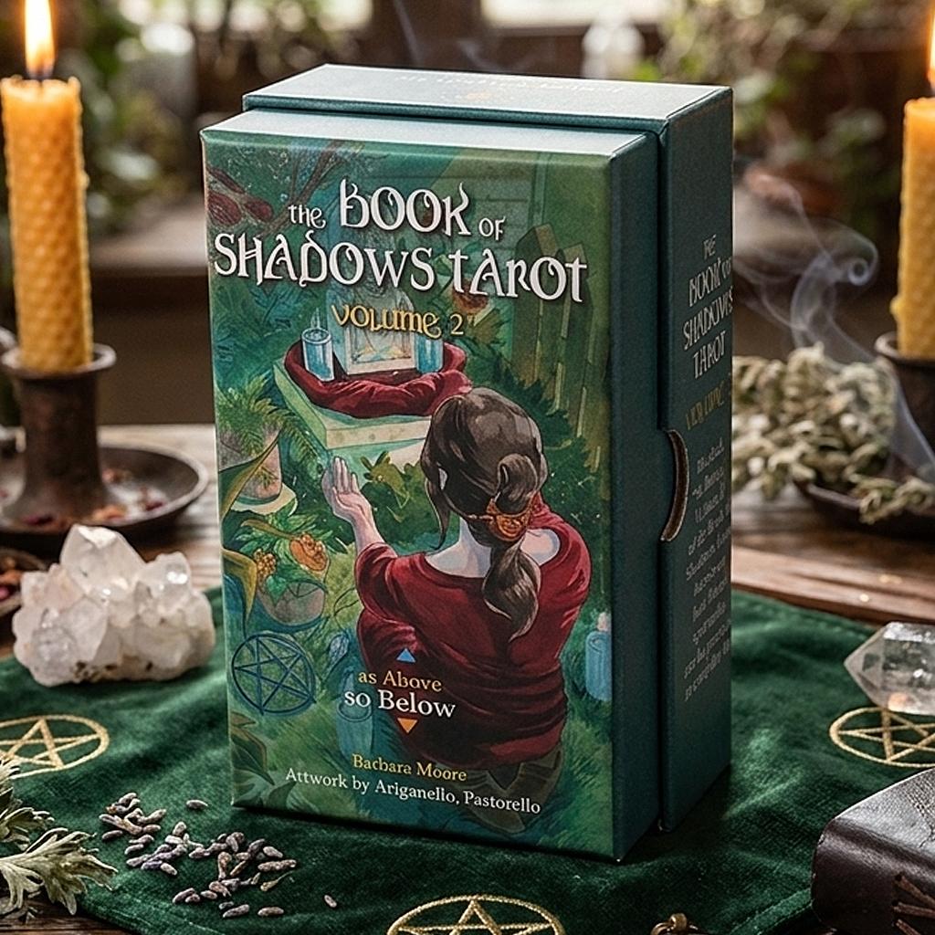 12*7cm Book of Shadows Tarot Volume 2: So Below – Modern Wiccan Tarot Deck, 78 Cards for Everyday Magic, Packed In Rigid Box