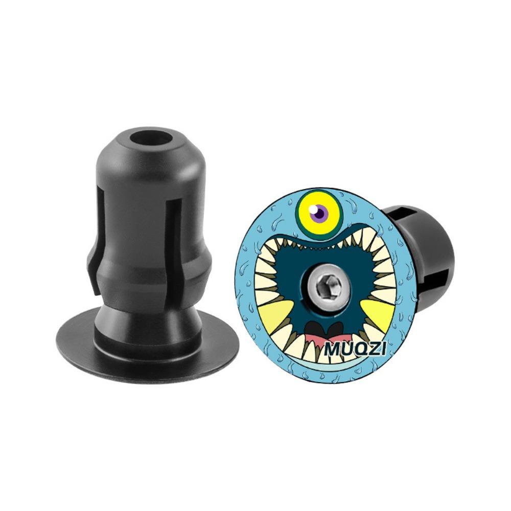 1 Pair 32x26MM Bicycle End Plugs Aluminium Zinc Zinc Alloy Handlebar Cap  Mtb Handlebars