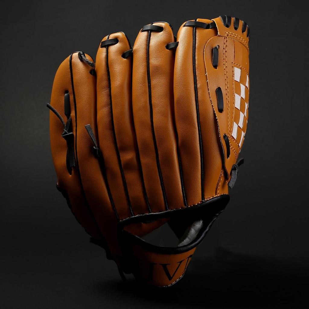 Thickened PVC Softball Baseball Glove for Youth and Adults - Full Infield Set