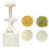 Traditional Chinese Mooncakes Molds Set Home Baking 75g Mooncakes Moulds with Elegant Pattern for Special Situation