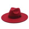 Wool Felt Hat With Large Brim And Bow For Retro Festival Wear