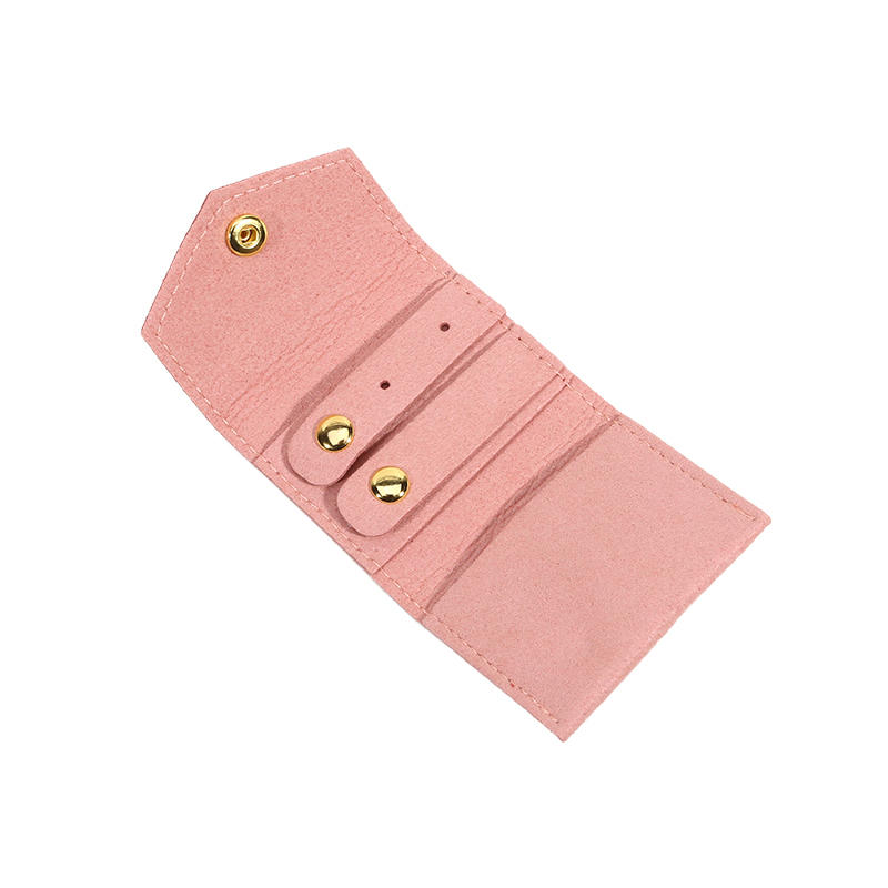 Mini Jewelry Case Functional Storage Organizer Foldable Jewelry Bags for Ring Earring Necklace Packing Pouches Travel