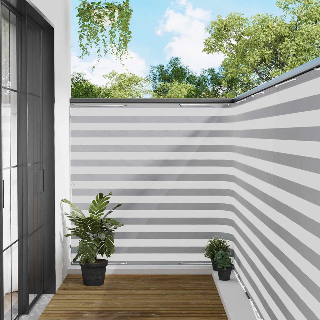 Balcony Privacy Screen 150 X 200 Cm Fabric with PU Coating