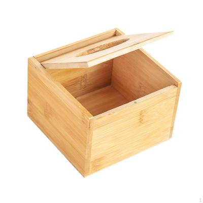 Bambou Le Distributeur de Mouchoirs Rectangulaire pour Comptoir de Bureau