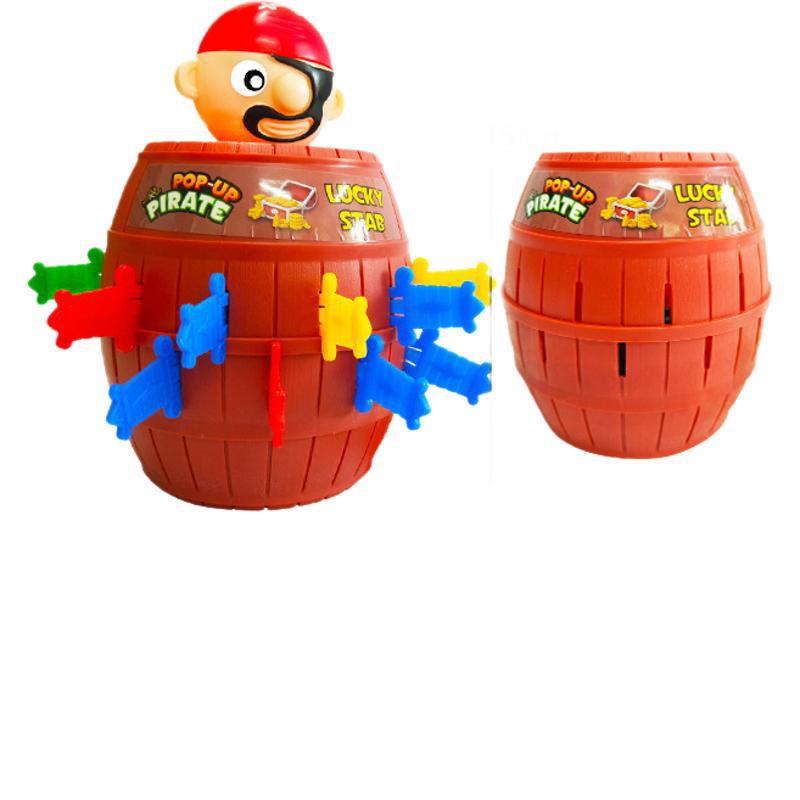 TikTok Influencer Interactive Pirate Barrel Game: Sword Insertion Fun for Couples and Kids, Humorous Decompression Toy Artifact.