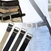 For Belt Canvas Men And Women Comfortable No Hole Design With Buckle Square