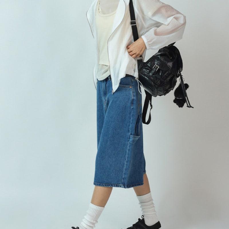 URBANIA Golji Pleated Mid-Calf Socks DDA0063