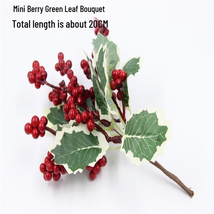 Snowflake Jute Rope & Red Berry Christmas Bouquet DIY Wreath Accessories