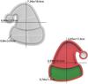 1Pc Christmas Resin Molds Silicone for Epoxy Resin Santa Hat Storage Container Resin Mold for Clay Plaster Gypsum Cement Molds