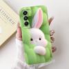 Für Samsung Galaxy A17 5G Hülle SM-A716B Süßes Kaninchen Cartoon Cover Weiche TPU Handyhülle Für Samsung A17 A 17 GalaxyA17 5G Fundas