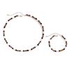 Fashionable Coconuts Shell Wood Bead Necklace and Bracelet Set for Surfers and Beach Lovers Casual Wear Stylish Outfits