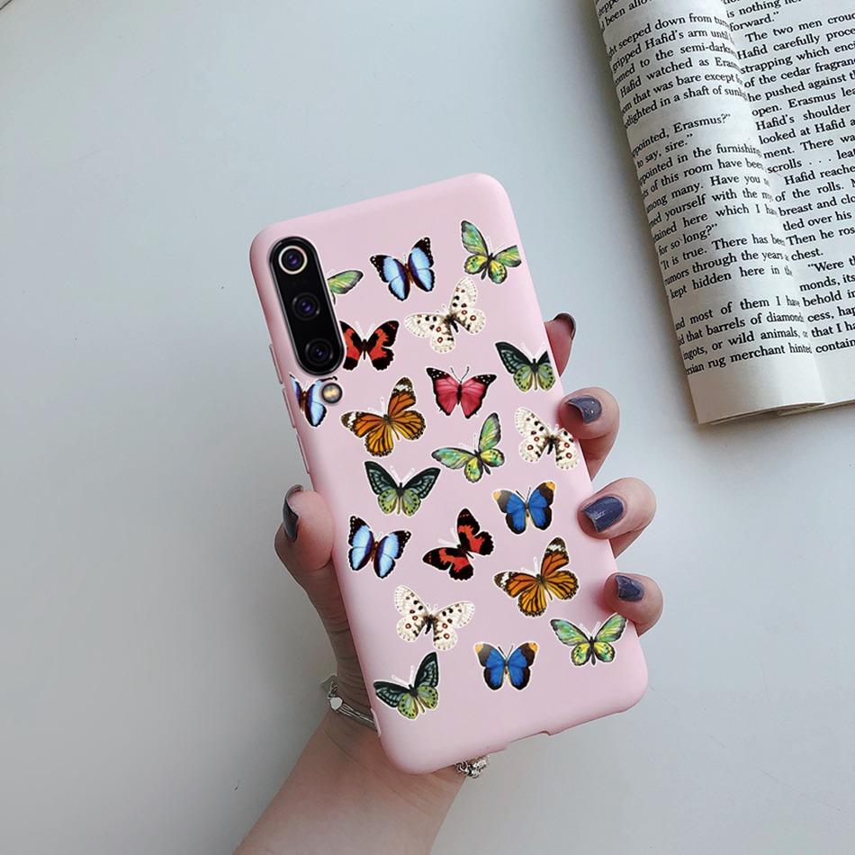 Case For Xiaomi Mi 8 9 Lite SE Fashion Silicone Love Heart Sunflower Phone Case Cute Cover Coque on Mi8 Mi9 9SE 8Lite 9Lite Case