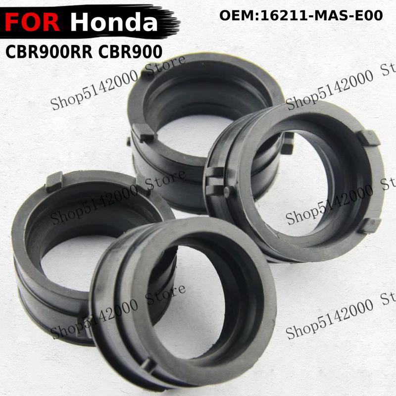 4 Pezzi Adattatore Interfaccia Collettore di Aspirazione Carburatore per Moto Per Honda CBR900 1993 - 1999 CBR900RR CBR 900 RR OEM:16211-MAS-E00