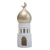 Resin Mosque Statue Tower Ornaments Tower Sculpture Decorative Ramadan home decor for Living Room Bedroom castle ornament