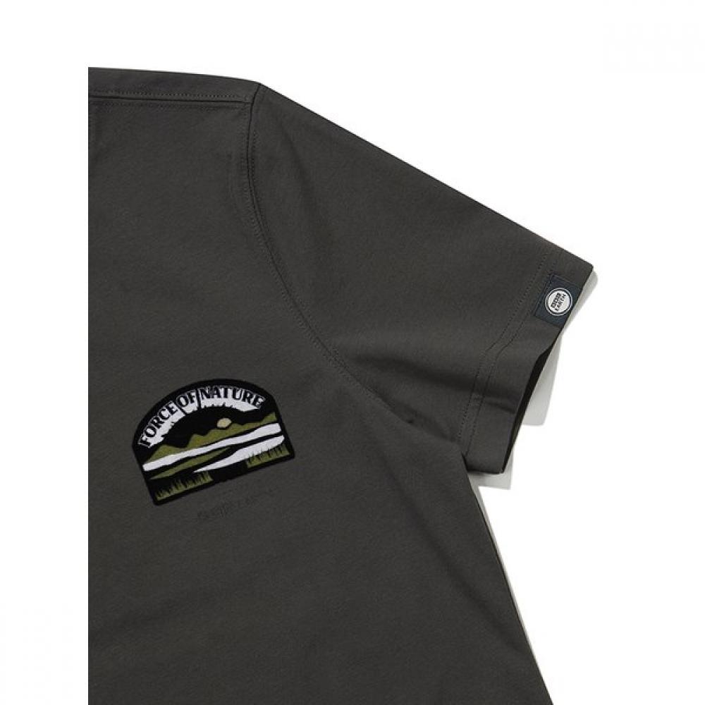 PlaneT Floppy T shirT  Charcoal 