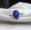 Jewelry Ring Color Treasure Simulation Pigeon Blood Ruby Sapphire Retro Temperament Ring