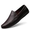 2018 Men's Genuine Leather Casual Non-slip Loafers with Soft Sole Breathable Cowhide