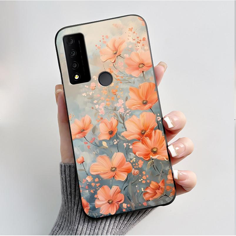 Case For TCL 30V 5G T781S Fundas TCL 30 XL T701DL Capa Soft Silicone Black Shell TCL 30 XE 5G Cover Cute Printing Pattern Casing