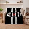 BJK FC Soft Warm Flannel Blankets Comfortable Blanket for Home Decoration Gifting