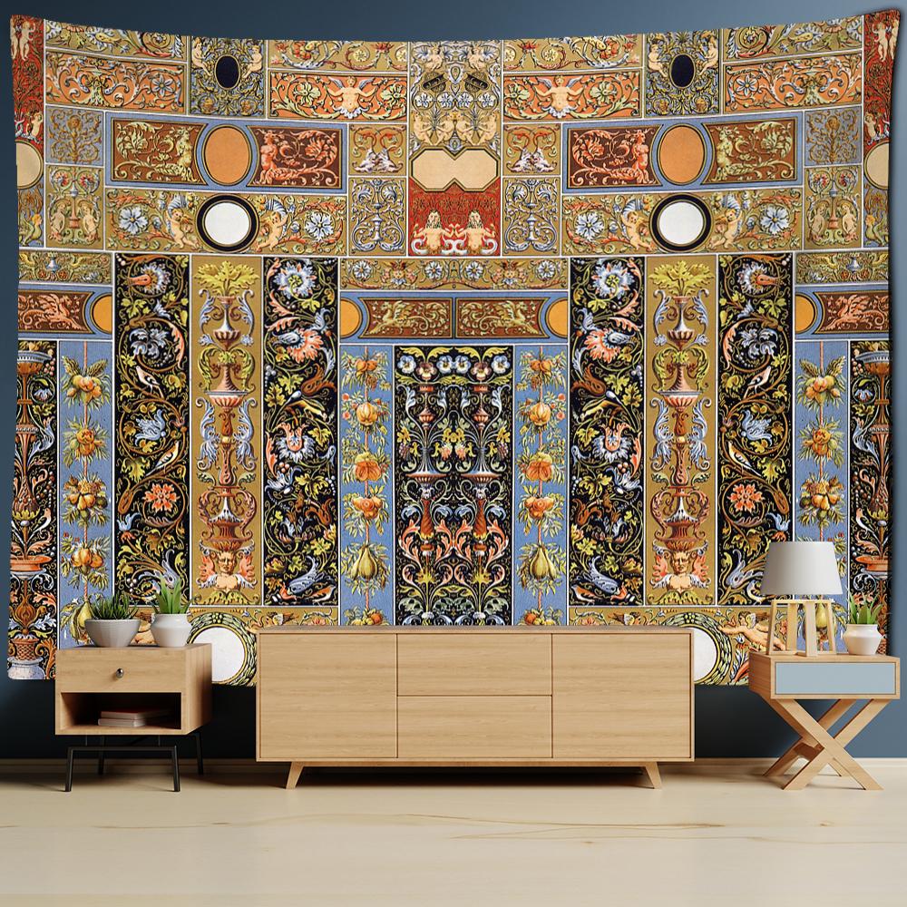 Романтический загадочный узор гобелен настенный психоделический колдовство хиппи Мандала — фото 7